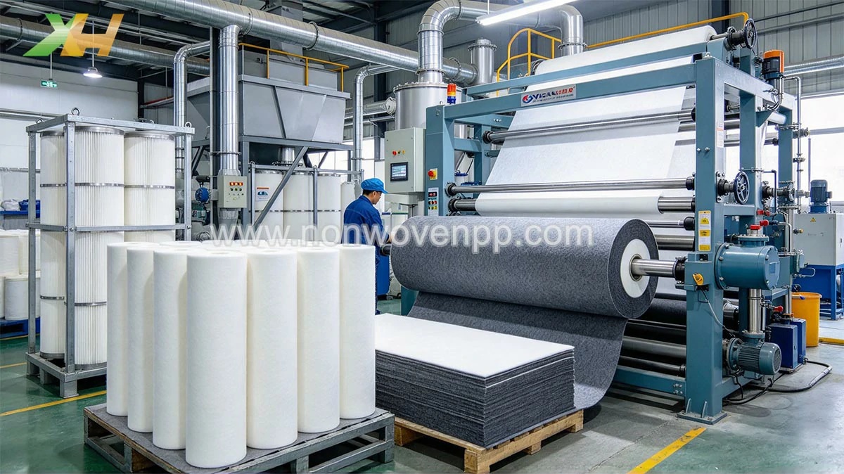 Needle Punch Nonwoven Fabric Production